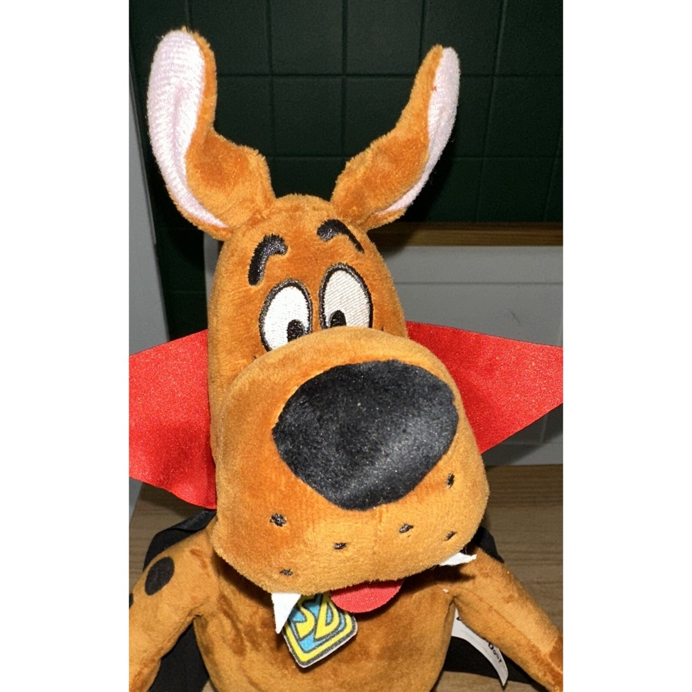 Gemmy Scooby Doo Vampire Dracula Stuffed Plush 14"  Sings Dances‎ Halloween EUC - Picture 7 of 10